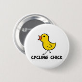 Cycling Chick Button (Voorkant /achterkant)