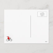 Cycling Christmas Feestdagenkaart (Achterkant)