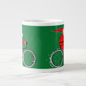 Cycling Christmas Holiday Grote Koffiekop (Voorkant)