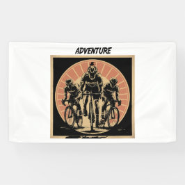 Cycling Club Team Design voor mannen Spandoek