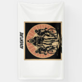 Cycling Club Team Design voor mannen Spandoek (Verticaal)