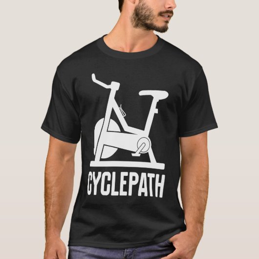 Cycling Cyclepath  cyclists gym instructors T-shirt (Voorkant)