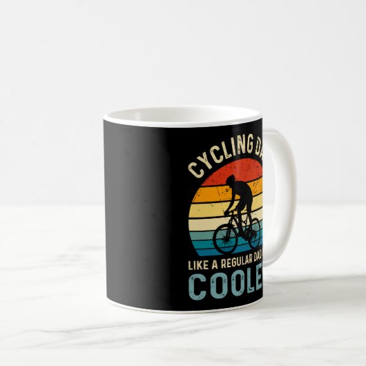 Cycling Dad | Cyclist | Cycologist | Adventure Koffiemok (Voorkant rechts)