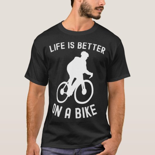 Cycling Dad Father s  Cyclist   on a Bike T-shirt (Voorkant)