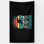 Cycling Dad Spandoek (Verticaal)