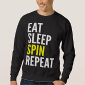Cycling Eat Sleep Spin Repeat Trui (Voorkant)