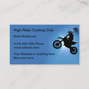 Cycling En Off Road Motorclub Visitekaartje
