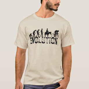 Cycling Evolution Shirt - Funny Bikers T-shirt Des