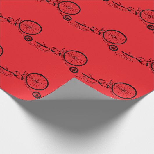 Cycling Frog Cadeaupapier (Hoek)