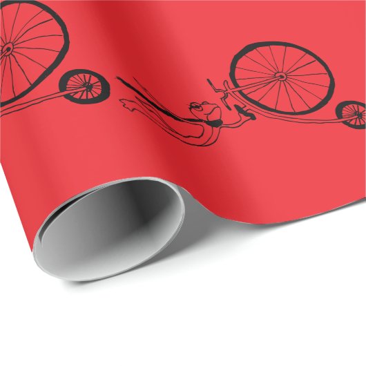 Cycling Frog Cadeaupapier (Rol Hoek)