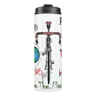 Cycling-geïnspireerde Tumbler Thermosbeker