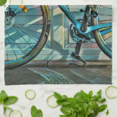 Cycling gifts for dad theedoek (Gevouwen)
