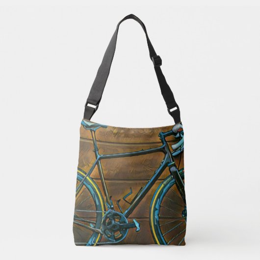 Cycling gifts | Witbrauwmuis Crossbody Tas (Voorkant)