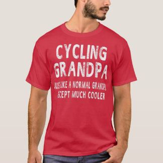 Cycling Grandpa Father's Day Gifts Grandpa Men's  T-shirt
