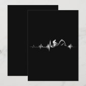 Cycling Heartbeat Racing Bicycle Mountain Bike Kaart (Voorkant / Achterkant)