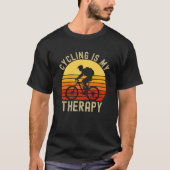 Cycling is my Tehraphy T-shirt (Voorkant)