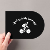 Cycling is My Therapy Acryl Uitnodigingen (Insitu (Draagbaar))