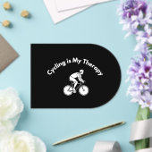 Cycling is My Therapy Acryl Uitnodigingen (Insitu (Huwelijk))