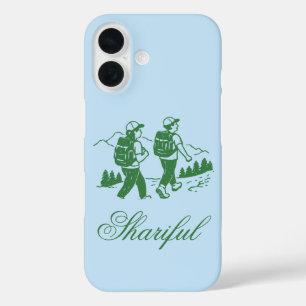 Cycling Kamp Leven Ijsblauw iPhone 16 Hoesje