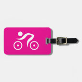 Cycling koel en uniek ontwerp bagagelabel (Voorkant horizontaal)