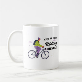 Cycling Life Grafisch ontwerp Koffiemok