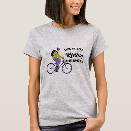 Cycling Life Grafisch ontwerp T-shirt (Voorkant)