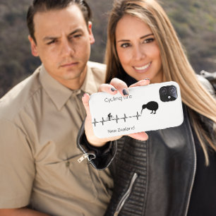 Cycling Life, Nieuw-Zeeland aanpasbaar Case-Mate iPhone Case