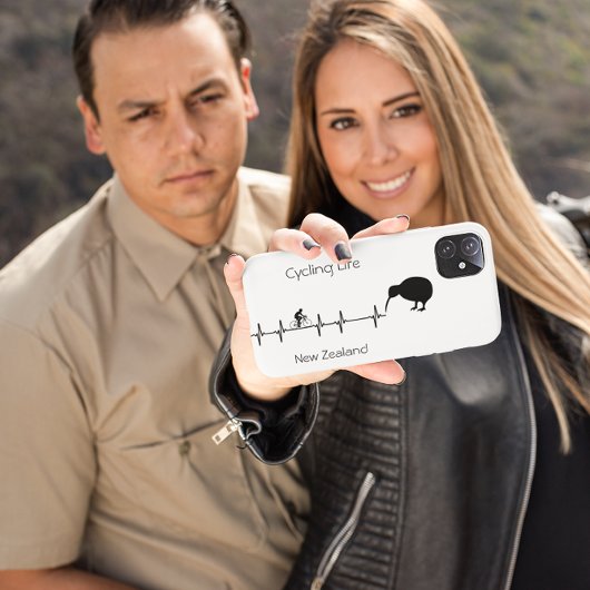 Cycling Life, Nieuw-Zeeland aanpasbaar Case-Mate iPhone Case