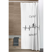 Cycling Life, Nieuw-Zeeland aanpasbaar Douchegordijn