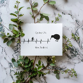 Cycling Life, Nieuw-Zeeland aanpasbaar Feestdagenkaart