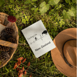 Cycling Life, Nieuw-Zeeland aanpasbaar Notitiekaartje