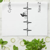 Cycling Life, Nieuw-Zeeland aanpasbaar Theedoek (Gevouwen)