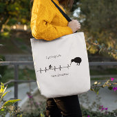 Cycling Life, Nieuw-Zeeland aanpasbaar Tote Bag