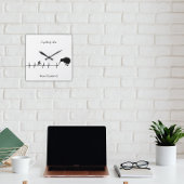 Cycling Life, Nieuw-Zeeland aanpasbaar Vierkante Klok