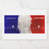 Cycling Life, Tour de France Voedselcontainer Etiket (Enkel label)