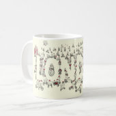 Cycling London Covid19 Lockdown Funny Word Art Koffiemok (Voorkant links)