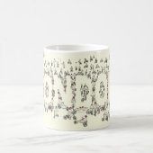 Cycling London Covid19 Lockdown Funny Word Art Koffiemok (Center)