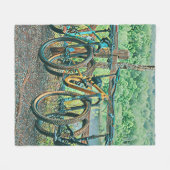 Cycling Lover Gift Fleece Deken (Voorkant (Horizontaal))