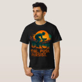 "Cycling Power T-shirt – Ride Strong, Ride Free" (Voorkant volledig)