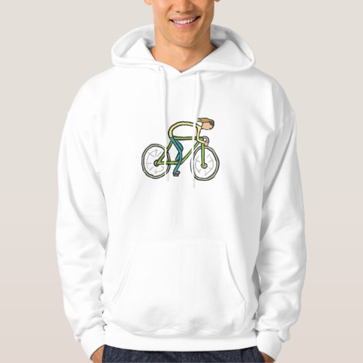 Cycling Stickman Hoodie (Voorkant)