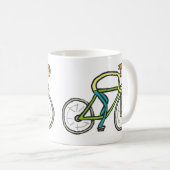 Cycling Stickman Koffiemok (Voorkant rechts)