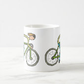 Cycling Stickman Koffiemok (Center)