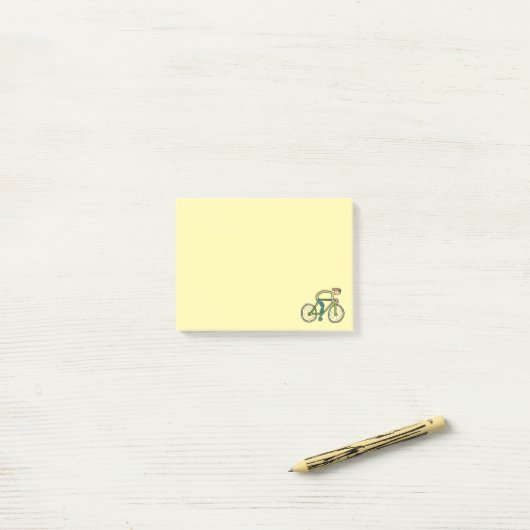 Cycling Stickman Post-it® Notes (Op bureau)