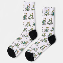 Cycling Stickman Sokken