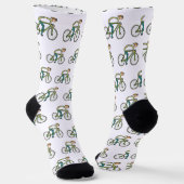 Cycling Stickman Sokken (Gebogen)