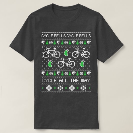 Cycling Ugly KerstSweater T-shirt (Design voorkant)