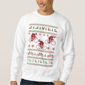 Cycling Ugly KerstSweater Trui (Voorkant)