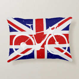Cycling Union Jack Accent Kussen