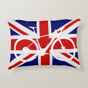 Cycling Union Jack Accent Kussen