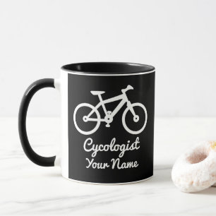Cyclingliefhebber Cycologist Gepersonaliseerde Cad Mok